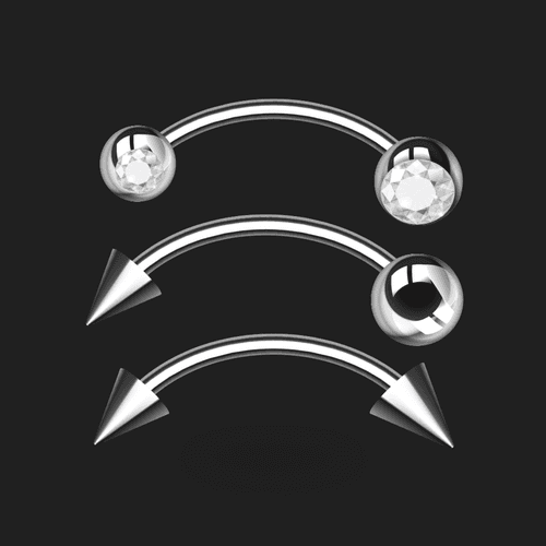 SILVER NOSE PIERCING